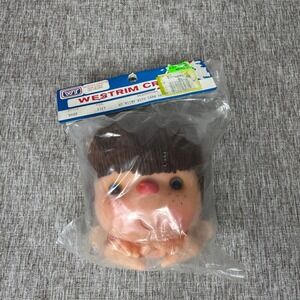 Vintage Westrim Crafts 9602 Mitzy 4in Doll Head and Hands Brown Yarn Hair 1980